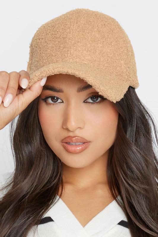 Plus Size  Yours Beige Brown Shearling Teddy Cap