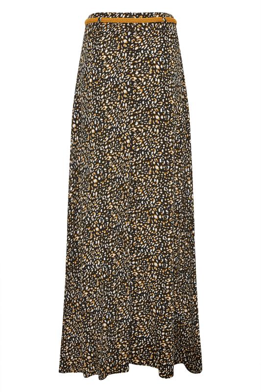 LTS Tall Women's Black Animal Print Maxi Skirt | Long Tall Sally 5