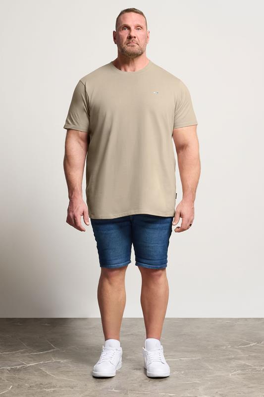 BadRhino Big & Tall Stone Brown Heavyweight T-Shirt | BadRhino 1