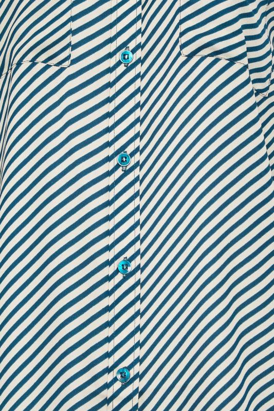 LTS Tall Teal Blue Stripe Shirt | Long Tall Sally  5