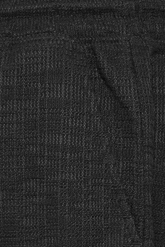 BadRhino Big & Tall Black Textured Shorts | BadRhino 8