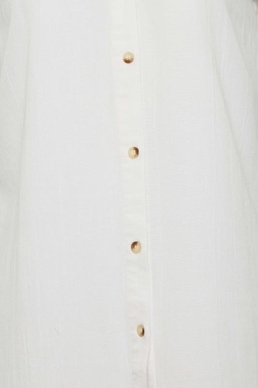 LTS Tall White Long Sleeve Linen Shirt | Long Tall Sally  5