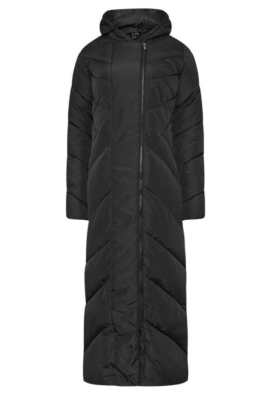 LTS Tall Women's Black Padded Longline Coat | Long Tall Sally 5