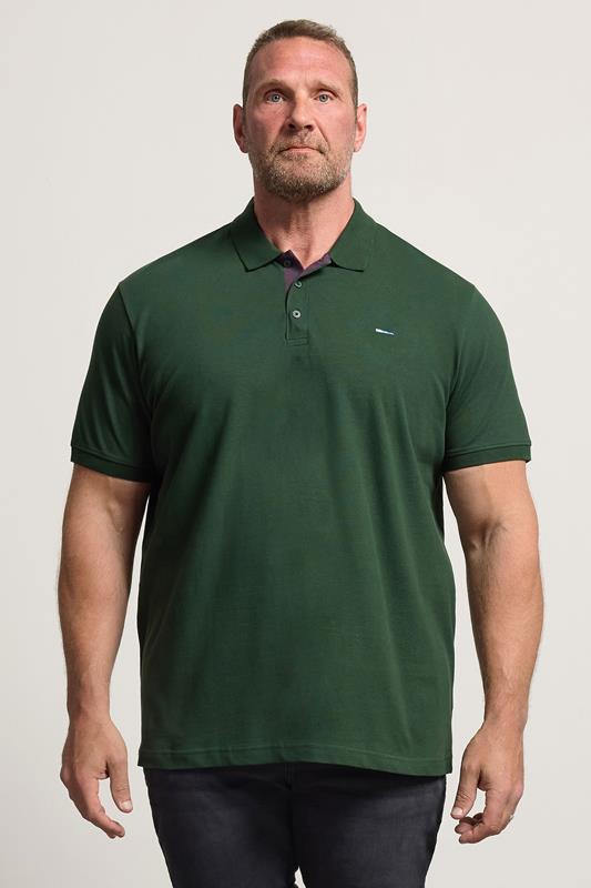 BadRhino Big & Tall Green Short Sleeve Polo Shirt | BadRhino 1
