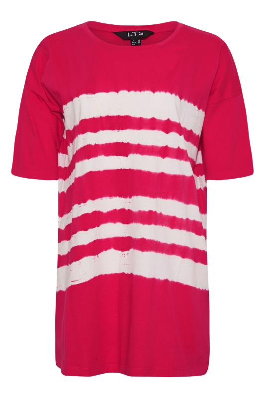 LTS Tall Women's Hot Pink Tie Dye T-Shirt | Long Tall Sally 5