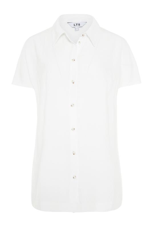LTS White Button Through Shirt 8
