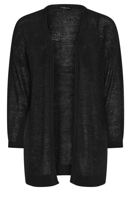 YOURS Plus Size Black Knitted Cardigan | Yours Clothing 5