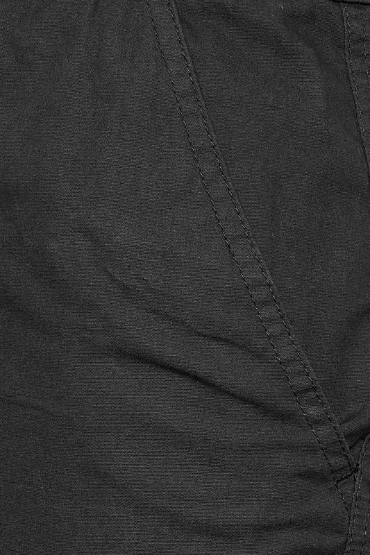 BadRhino Big & Tall Black Lightweight Cargo Shorts | BadRhino 8