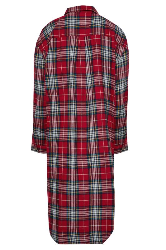 LTS Tall Women's Red Woven Check Nightshirt | Long Tall Sally 8