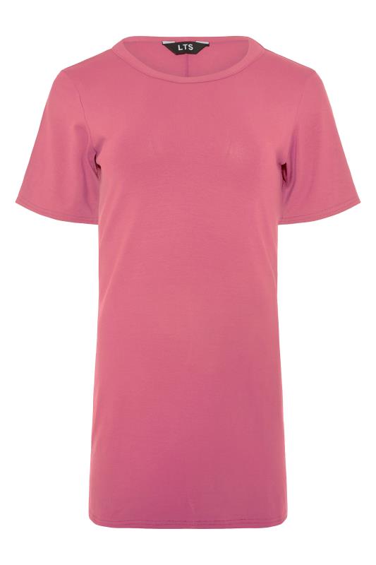 LTS Tall Pink Scoop Neck T-Shirt 5