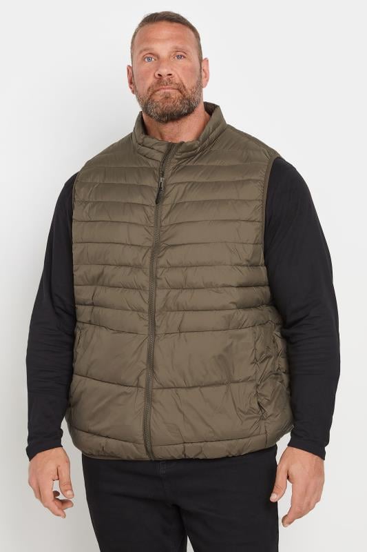 Men's  JACK & JONES Brown Padded Packable Gilet