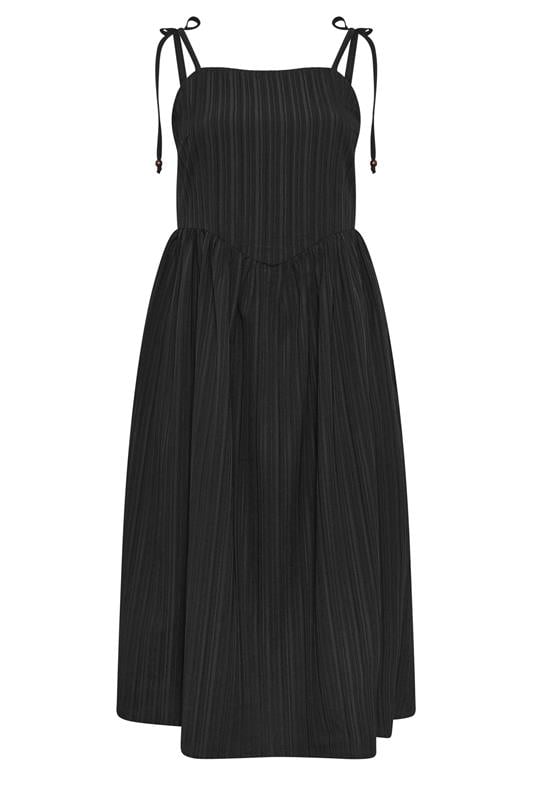 YOURS Plus Size Black Strappy Dress | Yours Clothing 5