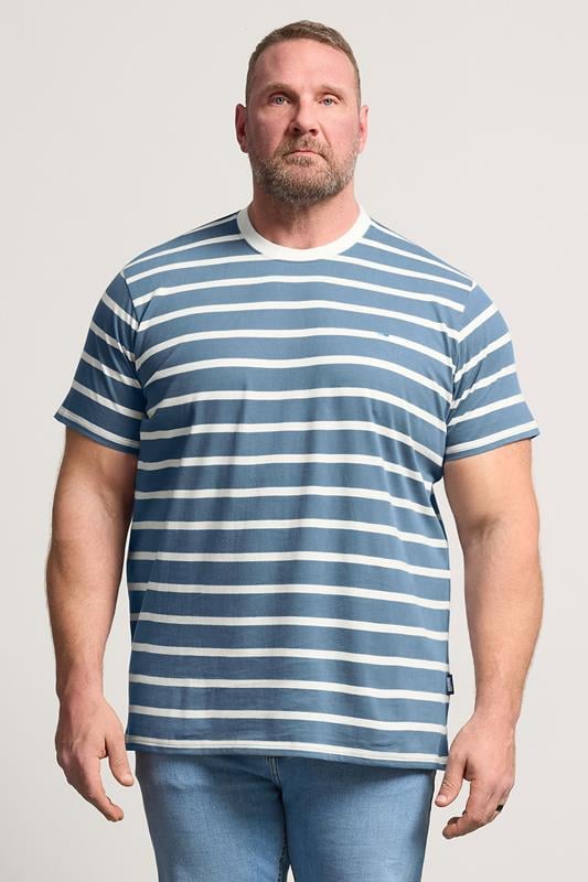  BadRhino Big & Tall T-shirt rayé bleu