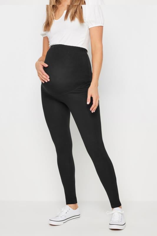 LTS Tall Black Maternity Basic Leggings | Long Tall Sally 2