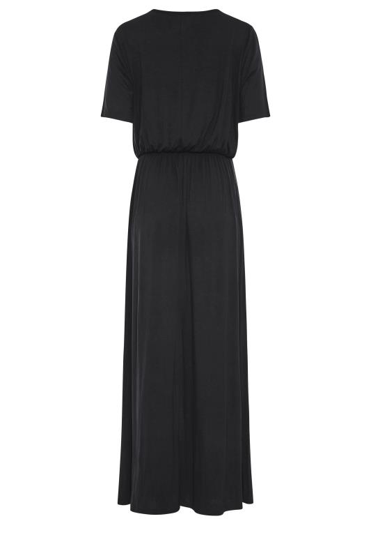 LTS Black Pocket Midaxi Dress | Long Tall Sally