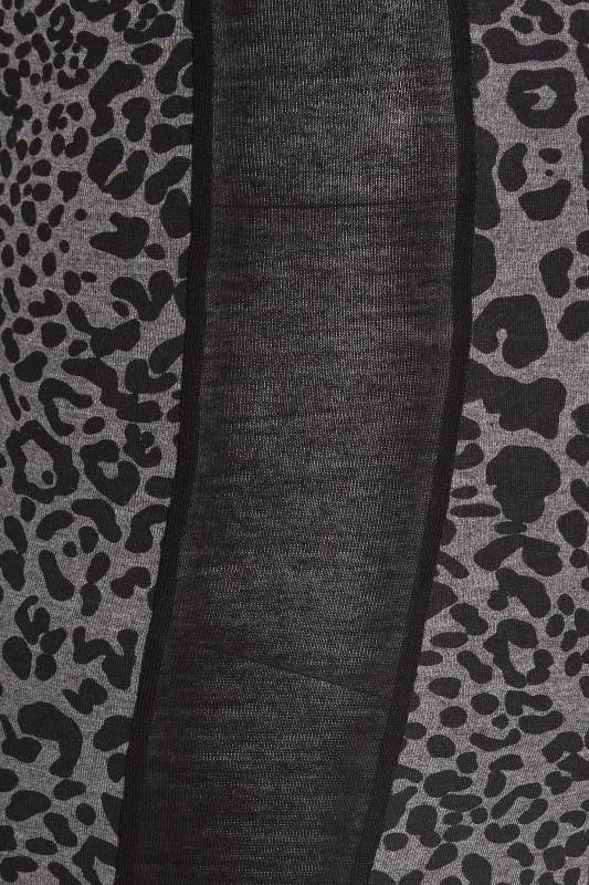 ACTIVE Curve Grey Leopard Print High Waisted Gym Leggings_Z.jpg