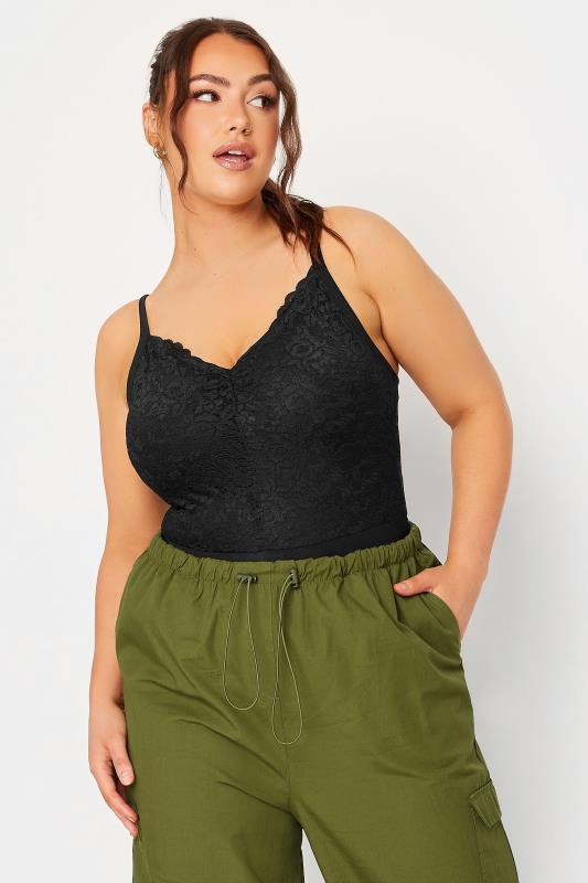 Plus Size LIMITED COLLECTION Black Lace Bodysuit | Yours Clothing 4