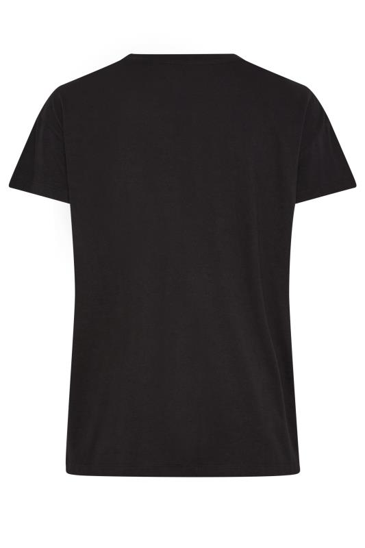 YOURS Plus Size Black 'New York' Slogan T-Shirt | Yours Clothing 7