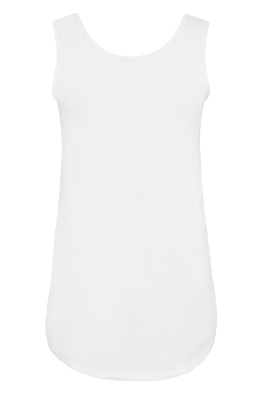 White Vest Top | Yours Clothing 6