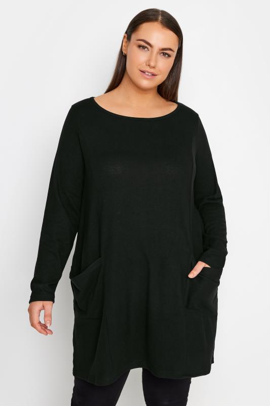 Tunic Tops to Wear with Leggings for Women Casual Crewneck Long Sleeve  Shirts Plus Size Fall Spring Blouse with Pockets - Walmart.com