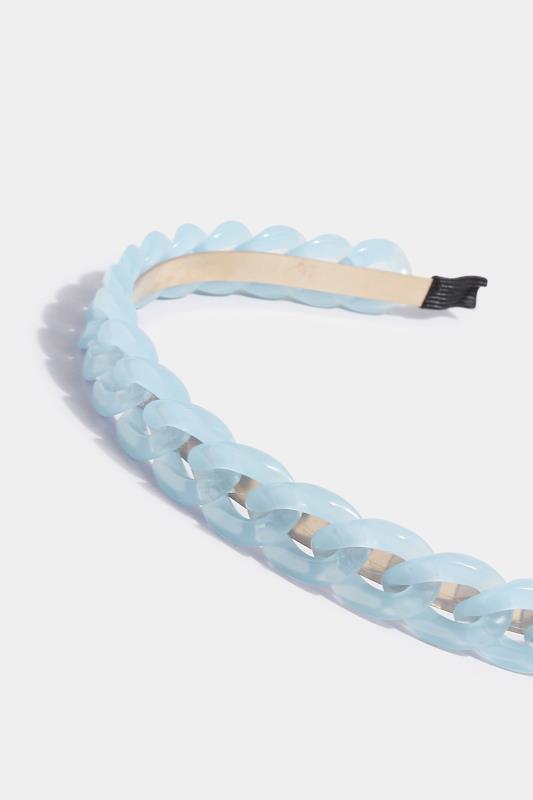 Blue Chain Headband | Yours Clothing 4