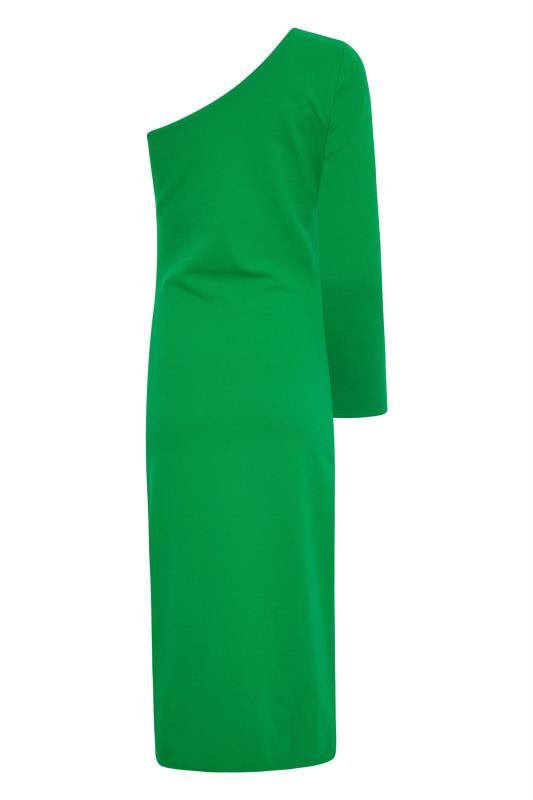 LTS Tall Green One Shoulder Dress 6