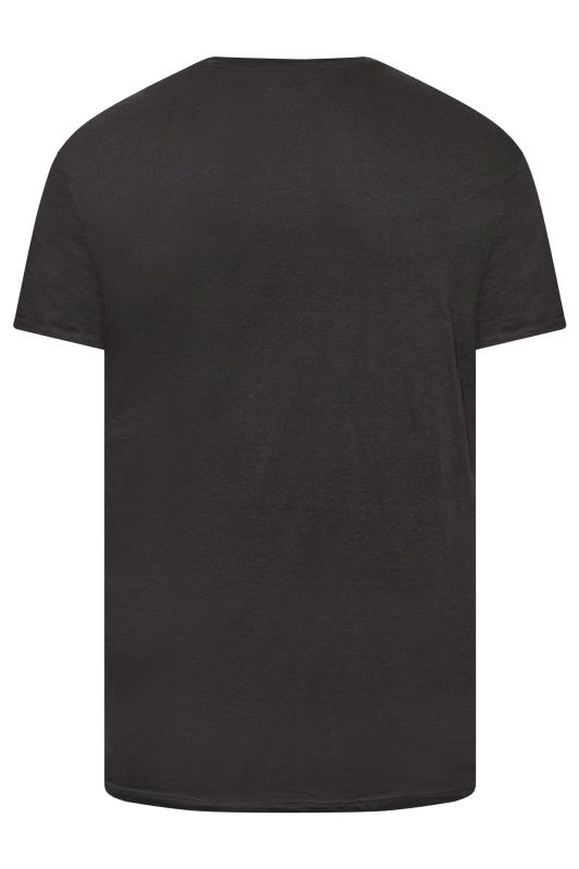 BadRhino Big & Tall Dark Grey Plain T-Shirt 4