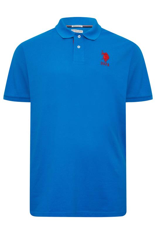 U.S. POLO ASSN. Big & Tall Blue Player 3 Logo Polo Shirt | BadRhino 3