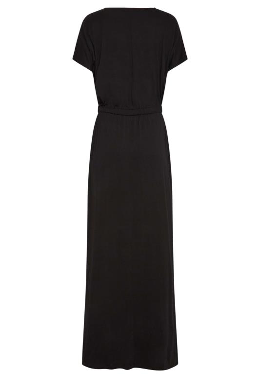 LTS Tall Black Waist Tie Maxi Dress | Long Tall Sally 7