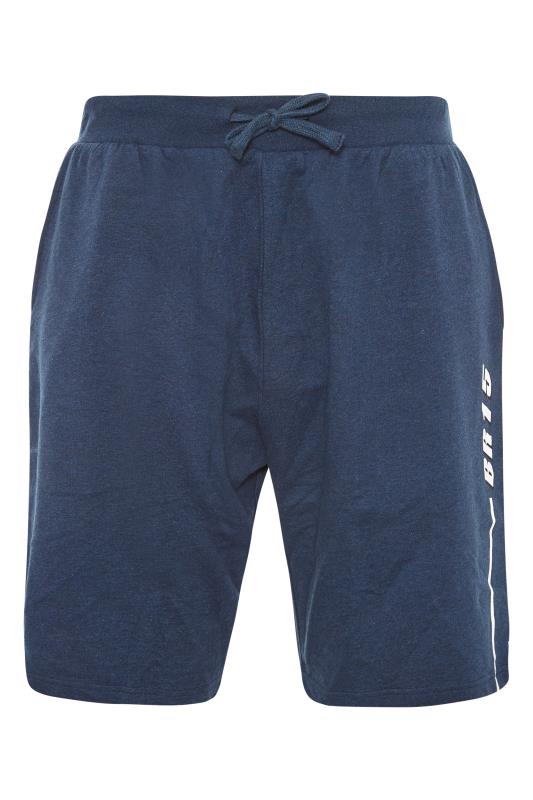 BadRhino Big & Tall Navy Blue Sweat Shorts 3