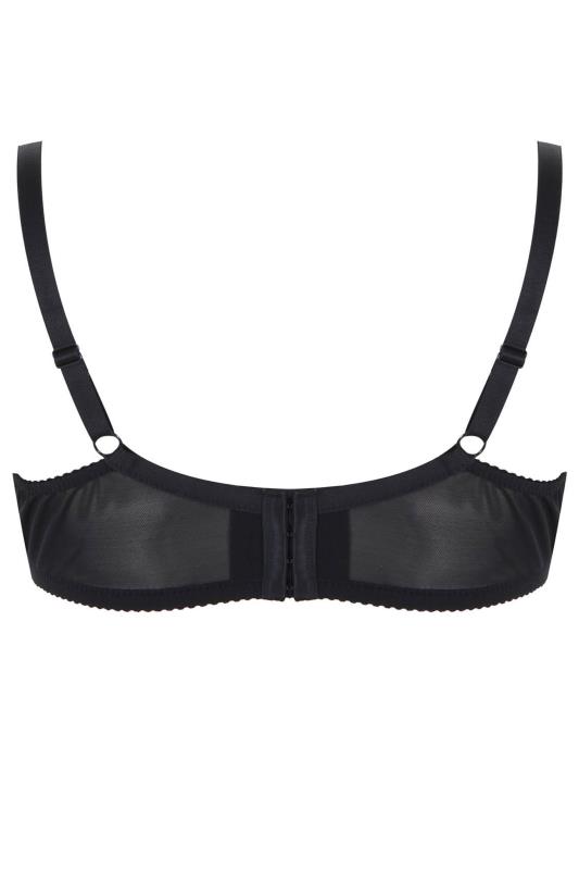 Plus Size Black Moulded Underwired T-Shirt Bra | Yours Clothing 5