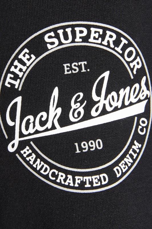 JACK & JONES Black Brat Jogger Shorts | BadRhino 5