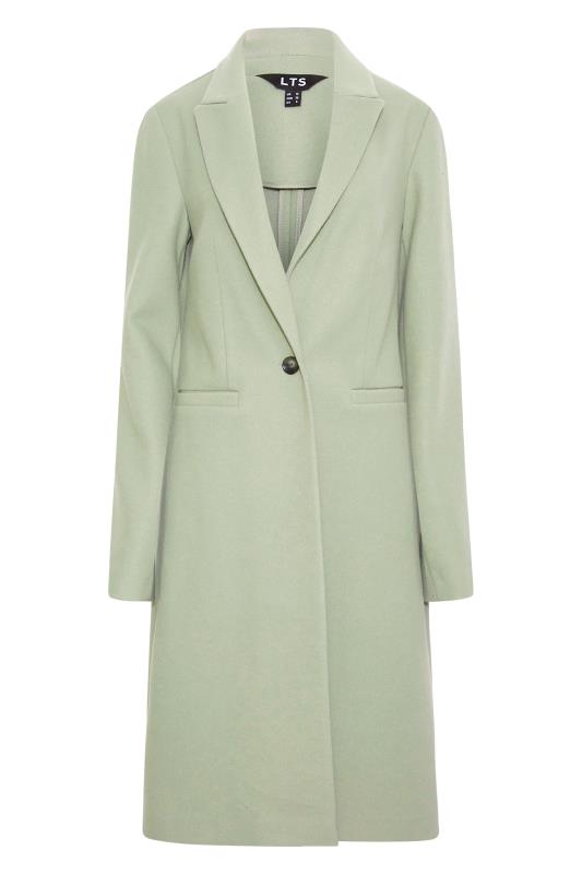 LTS Tall Women's Sage Green Midi Formal Coat | Long Tall Sally 6