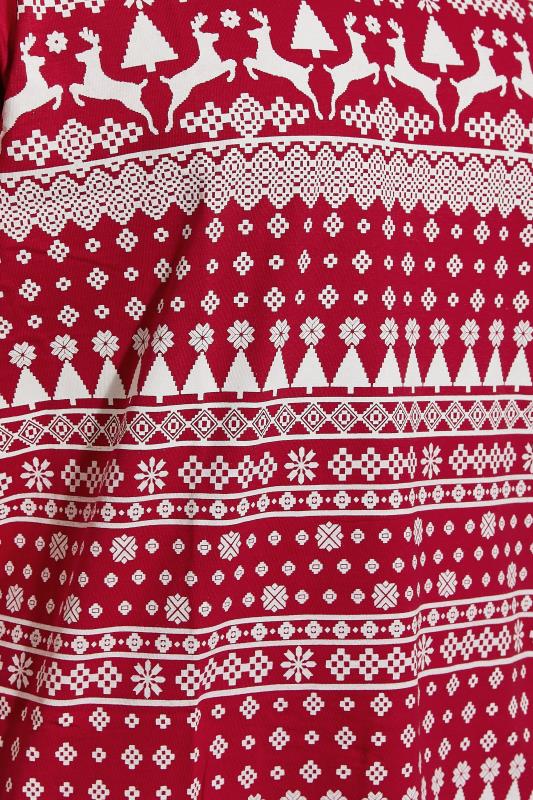 BadRhino Big & Tall Red & White Fairlise Christmas T-Shirt | BadRhino 2