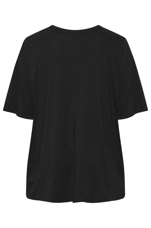 Curve Black Oversized Boxy T-Shirt 7