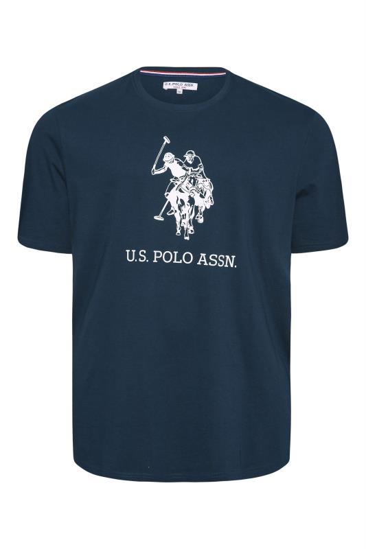 U.S. POLO ASSN. Big & Tall Navy Blue Rider Logo T-Shirt 3