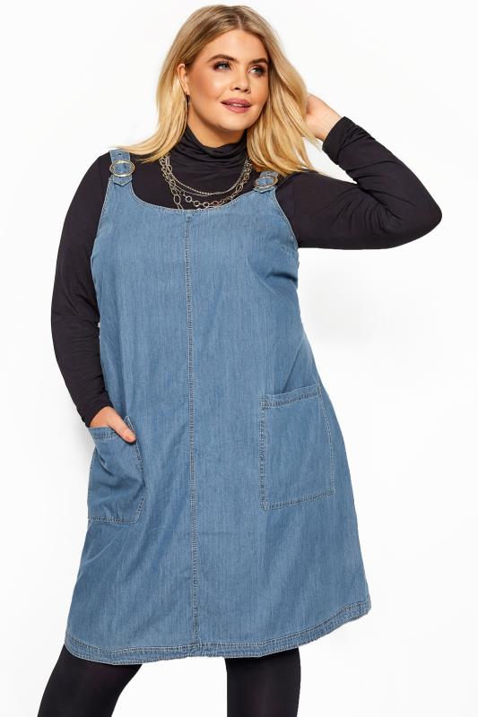 yours clothing pinafore dress