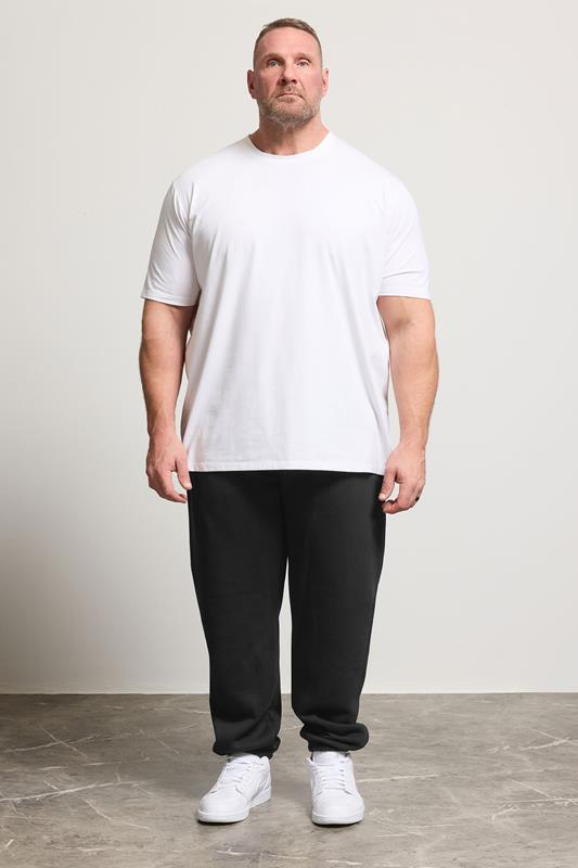 BadRhino Big & Tall Black 2 Pack Essential Joggers | BadRhino 2