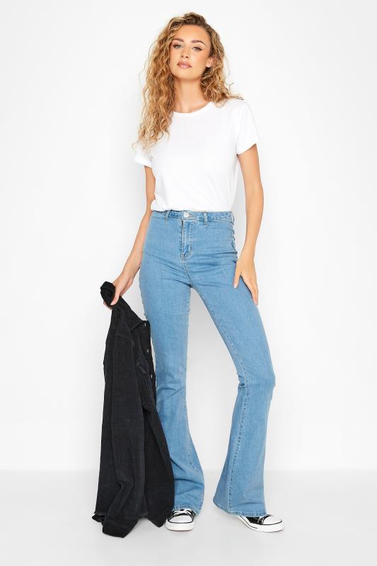 LTS Tall Women's Blue Flared Jeans | Long Tall Sally 2