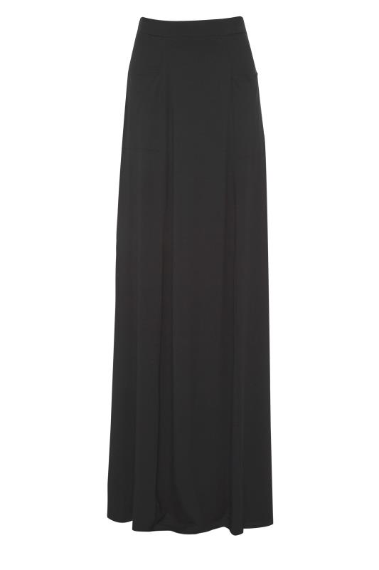 LTS Tall Black Fit & Flare Maxi Skirt 4