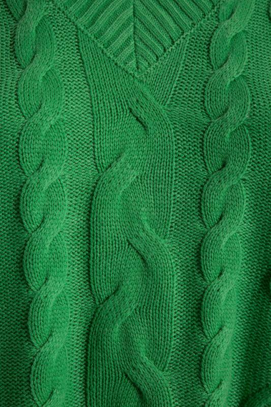Curve Bright Green Cable Knit Sweater Vest Top_Z.jpg
