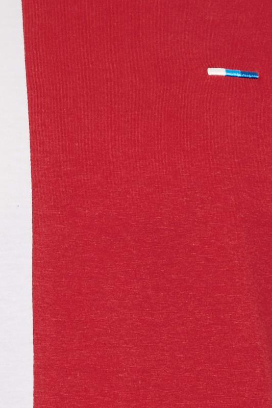 BadRhino Big & Tall Red & Black Cut & Sew T-Shirt | BadRhino 2