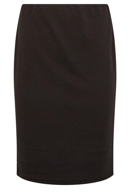 Petite Black Midi Pencil Skirt | PixieGirl 2