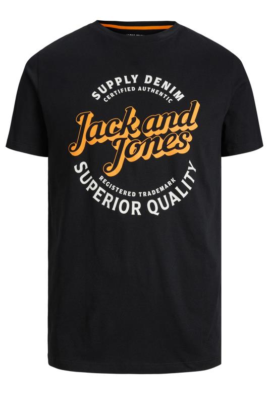 JACK & JONES Big & Tall 3 PACK White Logo T-Shirts | BadRhino  6