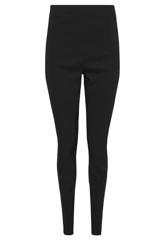 M&Co Black Straight Leg Elasticated Bengaline Trousers | M&Co 5