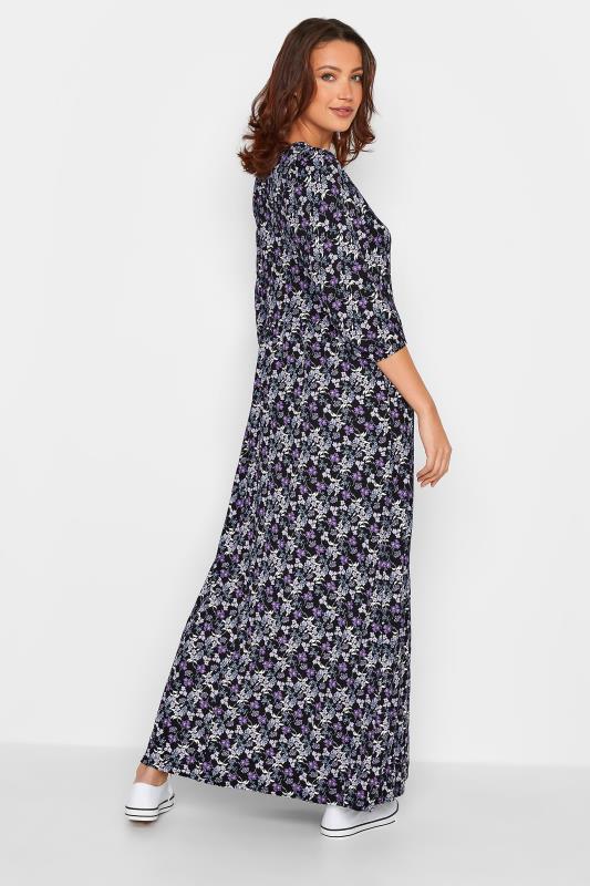 Tall Women's Purple Floral Maxi Dress | Long Tall Sally  4