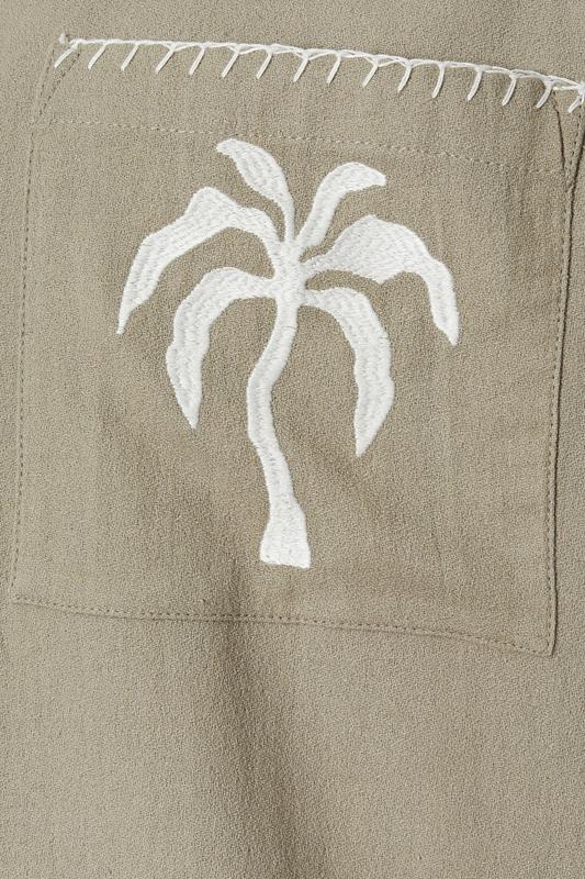 BadRhino Big & Tall Brown Heavyweight Embroidered Shirt | BadRhino  8
