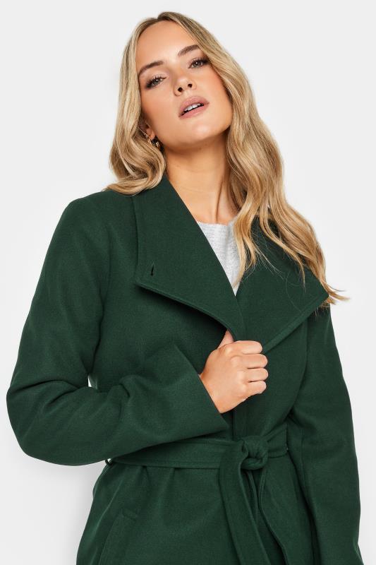 LTS Tall Women's Dark Green Belted Coat | Long Tall Sally 4