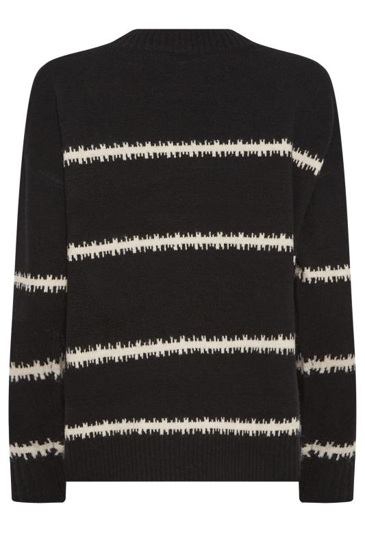 M&Co Black Blurred Stripe Jumper | M&Co 7
