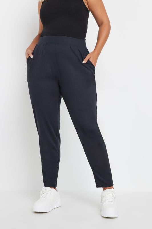  Grande Taille YOURS Curve Navy Blue Stretch Joggers